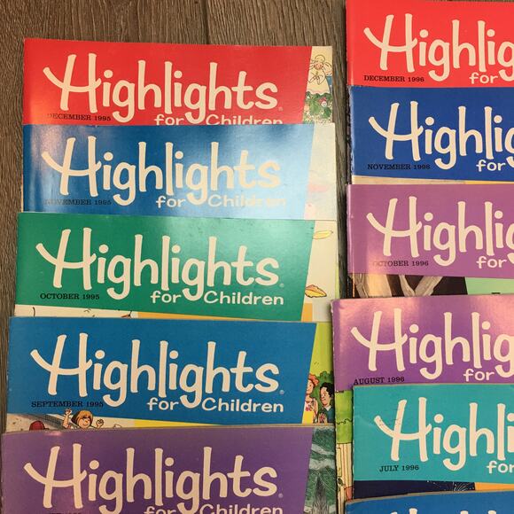 Lot of 41  Highlights Children Kids Magazines 1995-1998 - Picture 3 of 8